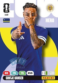 Sontje Hansen Curacao Panini FIFA World Cup 2026 Adrenalyn XL #140